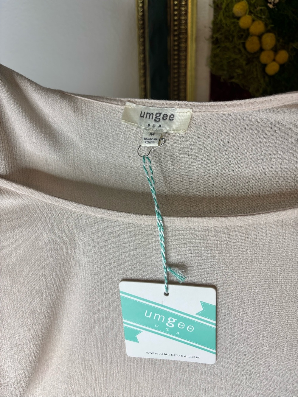 NWT Umgee Scoop Neck Tunic Dress - Picture 9 of 10